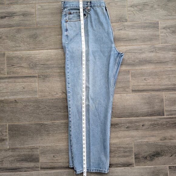 Levi's 569 Loose Straight Fit Jeans Men's Size 42x30 Medium Wash - Picture 11 of 13